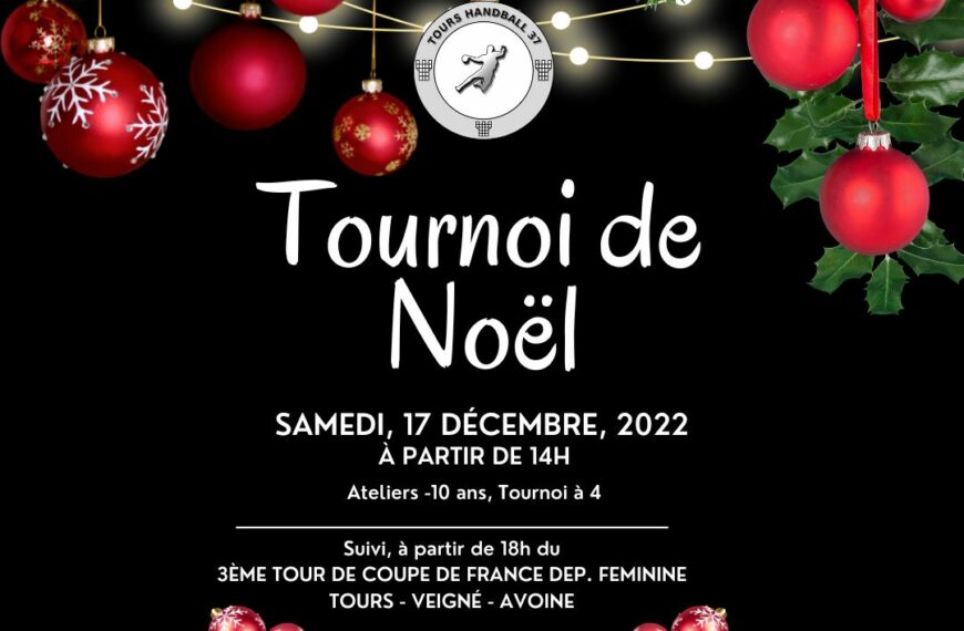 Le Tournoi de Noël aura lieu le samedi 17 décembre