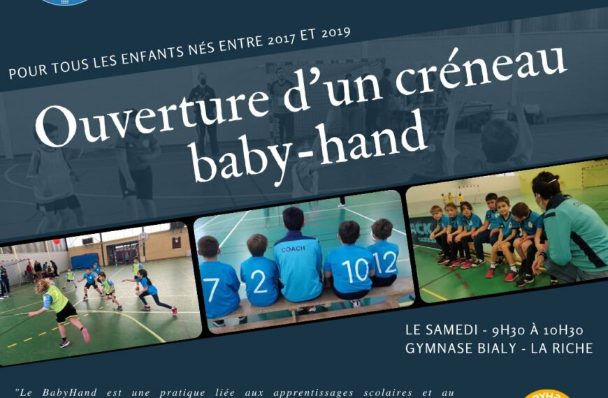 Ouverture d’un créneau Baby-Hand